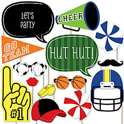 Big Dot of Happiness Sports Party - Photo Booth Props Kit - 20 Count