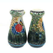 Blue Rose Polish Pottery 528-977 Ceramika Salt & Pepper Shakers
