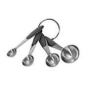 Baker&#39;s Secret Stainless Steel Stackable Measuring Spoons 2.56"x1.85"x2.36" Silver