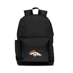 Mojo Licensing LLC Denver Broncos Campus Backpack - Ideal for the Gym, Work, Hiking, Travel, School, Weekends, and Commuting