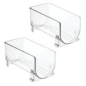 mDesign Wine Rack, Water Bottle Storage Organizer Holder, Stackable