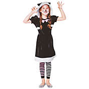 Northlight Black and White Girls Cat Children&#39;s Halloween Costume - Medium