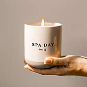 Sweet Water Decor Spa Day Soy Candle   Stoneware Jar Candle