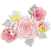 Farmlyn Creek 3D Paper Flowers, Pink Wall Decor (12 Pieces)