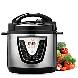 Hauz - Electronic Pressure Cooker with 8 Cooking Modes, 5.7 Liter Capacity, Stainless Steel
