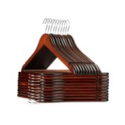 Casafield Heavy Duty Premium Lotus Wood Clothing Hangers (20 Packs)