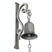 2wayz Dinner Bell 735 Inches, Cast Iron Design, Featured On An Antique Vintage Rustic