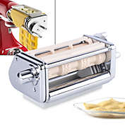 Kitcheniva Stainless Steel Pasta Roller Cutter w/ Stand Mixer Attachment