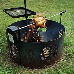 WoodEze Woodeze BBQ Campfire Rotisserie