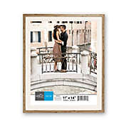 Hauz FRM0134 - 11x14 Picture Frame Old Wood Look & White Border
