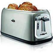 Oster - Long Slot Four Slice Toaster, 1500W, Stainless Steel