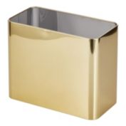 mDesign Deep Steel Toilet Paper 4-Roll Bathroom Storage Holder Bin