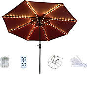 Infinity Merch Patio Umbrella Lights 8 Lighting Mode Waterproof