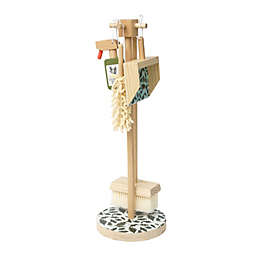Manhattan Toy Decorative 5-Piece Wooden Pretend Housekeeping Cleaning Set