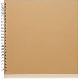 Paper Junkie Kraft Hardcover Blank Scrapbook Photo Album (12 x 12 Inches, 40 Sheets)