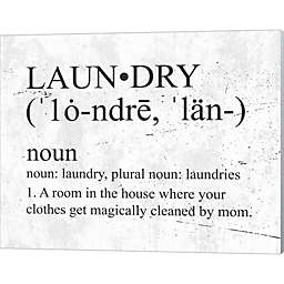 Metaverse Art Laundry Definition by Color Me Happy 20-Inch x 16-Inch Canvas Wall Art
