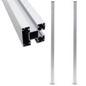 Home Life Boutique Fence Posts 2 pcs Aluminum 72.8"