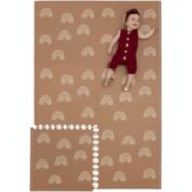 CHILDLIKE BEHAVIOR Baby Play Mat - Extra Large, Non-Toxic Foam Play Mat With Soft