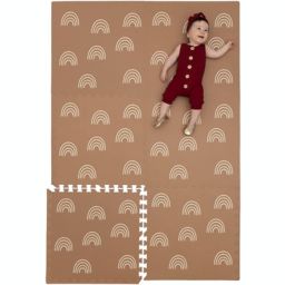 CHILDLIKE BEHAVIOR Baby Play Mat - Extra Large, Non-Toxic Foam Play Mat With Soft