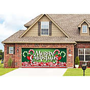Showdown Displays 7&#39; x 16&#39; Red and Green "Merry Christmas" Outdoor Car Garage Door Banner
