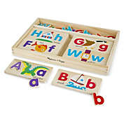 Melissa And Doug Classic Wooden ABC Picture Boards Set