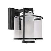 Xtricity - Outdoor Wall Light, 11 &#39;&#39; Height, From the Camila Collection, Black