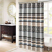 Belen Kox 100% Polyester Jacquard Shower Curtain by Belen Kox Blue