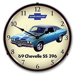 Collectable Sign & Clock   1969 Chevelle SS 396 LED Wall Clock Retro/Vintage, Lighted