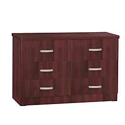 Better Home Products  Better Home Products DD & PAM 6 Drawer Engineered Wood Dresser in Mahogany