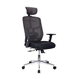 Techni Mobili. Techni Mobili High Back Executive Mesh Office Chair with Arms.