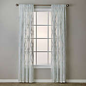 SKL Home By Saturday Knight Ltd Diamond Vine Window Curtain Panel - 52X63", White