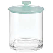 mDesign Round Storage Apothecary Canister Jar for Bathroom