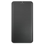 mDesign Silicone Pet Food/Water Bowl Feeding Mat for Cats, Small