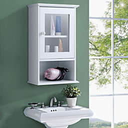 Slickblue Bathroom Wall Mounted Adjustable Hanging Storage Medicine Cabinet