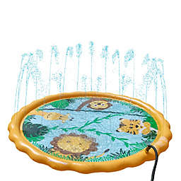 Swim Central 60" Inflatable Safari Children's Sprinkler Mat