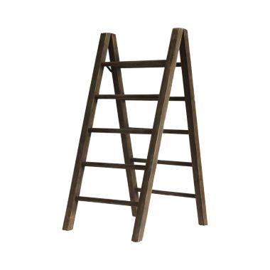 TX USA Decorative Stained Tabletop Ladder, Large. View a larger version of this product image.