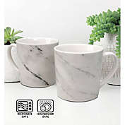 Cavepop Modern Marble Coffee 12oz Mug 4 Pack Sets