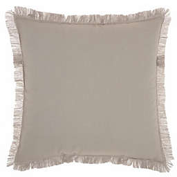 HomeRoots Home Decor. Solid Gray Contemporary Throw Pillow.