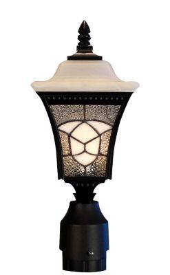Special Lite Products Abington F-2980-BLK Medium Post Mount Light