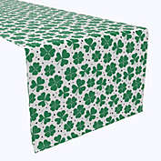 Fabric Textile Products, Inc. Table Runner, 100% Polyester, 12x72", St. Patrick&#39;s Day Shamrock Decoration