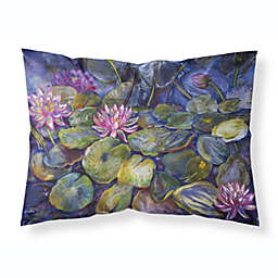 Caroline's Treasures Waterlilies by Neil Drury Fabric Standard Pillowcase 30 x 20.5