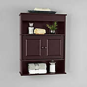 Ktaxon Wooden Bathroom Over The Toilet Storage Wall Cabinet in Brown