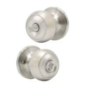 Dorence   Door Knob   Door Security   Apartment Door Knob  Safety Door Lock   Portable Door Lock   Front Door Lock (Satin Nickel)