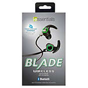 iEssentials - Earbud Bluetooth Blade Sport w/Mic Black/Green