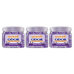 My Bad! Odor Eliminator Gel Beads 12 Oz - Lavender Bloom (3 Pack) Air Freshener - Eliminates Odors In Bathroom, Pet Area, Closets