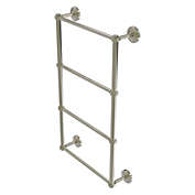 Allied Brass Prestige Regal Collection 4 Tier 24 Inch Ladder Towel Bar with Grooved Detail