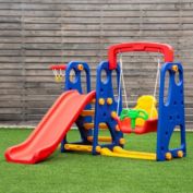 Slickblue 3 in 1 Junior Children Climber Slide Playset