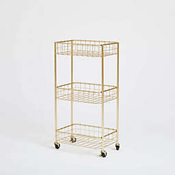 Dormify Wire 3-Tier Rolling Cart