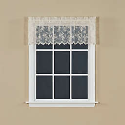 Saturday Knight Ltd Petite Fleur Collection High Quality And Lace Fresh Flowers Window Valance - 56x14