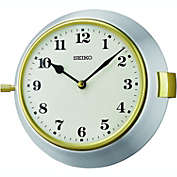 Seiko 8" Nao Wall Clock, Silver & White